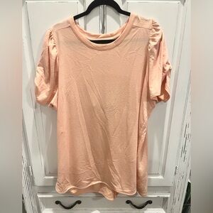Peach Women's Top